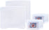 novelinks Scrapbook Storage 11" x 11" Portable Project Case and 6 Pieces 4" x 6" Clear Photo Storage Case with Tray (2 Pack)