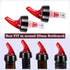 Automatic Measured Bottle Pourer - Pack of 12, 1 oz (30 mL) Quick Shot Spirit Measure Pourer Drinks Wine Cocktail Dispenser Home Bar Tools (Red 12pcs)