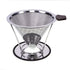 AINAAN Honeycombed Stainless Steel Coffee Filter, Reusable Tapered dripper with Removable Cup Holder, 2019, New Generation