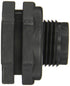 Banjo TF050 Polypropylene Bulkhead Tank Fitting, 1/2" NPT Female