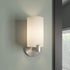 Design House 587543 Eastport Classic Contemporary Indoor Dimmable Wall Light with Frosted Glass, 1-Light Light, Satin Nickel