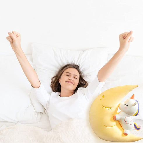 Unicorn Stuffed Animals,23.6 Inch Cute and Soft Large Plush Toy Pillow,Christmas Unicorn Pillows for Girls Granddaughter Friends Birthday Party Home D©cor