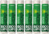 Eco Lips Organic Hemp Lip Balm with Beeswax, Coconut Oil, Vitamin E to Soothe Chapped Lips. 100% Plastic-Free Plant Pod Packaging (Vanilla, 6-Pack)