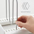 YouCopia StoreMore Adjustable Rack Cabinet Organizer for Pans Sheets and Pot Lids, Large, White