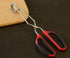 HINMAY Stainless Steel Scissor Tongs 11-Inch Heavy Duty Grilling Tongs, Set of 2