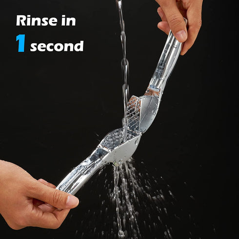 Freetoo Garlic Press, Garlic Mincer Large-Capacity Garlic Crusher, Heavy-duty Garlic Smasher, Rustproof Ginger Press Garlic Squeezer - Professional Grade, Easy Clean, Dishwasher Safe