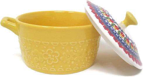 Pioneer Woman Mini Casserole with Lid (14.4 of, Yellow)