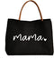 Kifasyo Mom Mama Bag Mother Gift Momlife Tote for Hospital, Shopping, Beach, Travel
