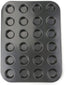 Kingrol 24-Cup Nonstick Mini Cupcake & Muffin Pans, Carbon Steel Baking Pans - 2 Pack