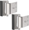 Door Lock for Home Security (2-Pack) - Easy to Install Door Latch Device, Aluminum Construction, Satin Nickel Door Locks for Door Security | Child Proof & Tamper Resistant, Door Locks
