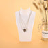 Mannequin Jewelry Display, Pendant Necklace Holder Mannequin Head Jewelry Display Stand, Bust Earrings Plastic Mannequin Stand