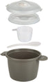Progressive International Set Microwave Rice Cooker, 4 Piece, Gray