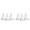 Dr. Brown’s Natural Flow® Preemie Flow™ Narrow Baby Bottle Silicone Nipple, Slowest Flow, 0m+, 100% Silicone Bottle Nipple, 6 Pack