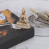Buddha Statue Meditating Seated Carving Figurine Craft for Home Desktop Decoration Ornament