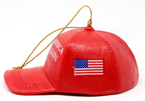 KSA Donald Trump "Make America Great Again" Red Cap Ornament
