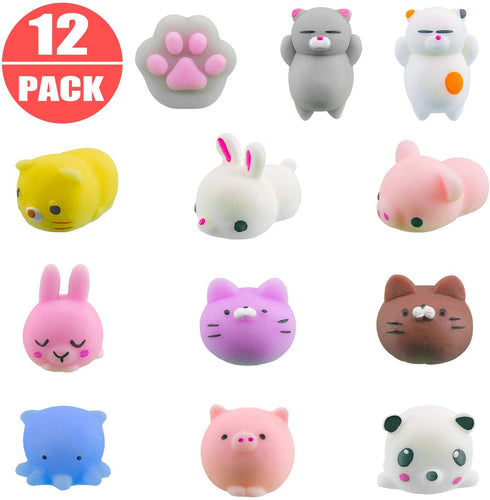 48 Pack Party Favor Toy Assortment Bundle,Magic Cube,Squishies,Slap Bracelets Party Favors Toy For Birthday,Classroom Rewards,Carnival Prizes,Pinata Filler, Goodie Bag Fillers, Classroom Rewards