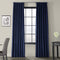HPD Half Price Drapes VPCH-P Signature Blackout Velvet Curtain (1 Panel), 50 X 120, Union Blue