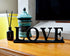 Wooden LOVE Sign Home Decor Table Top Sign Freestanding Decorative Wood Cutout Letter Valentine's Day Love Tableotp Decor Wedding Decor
