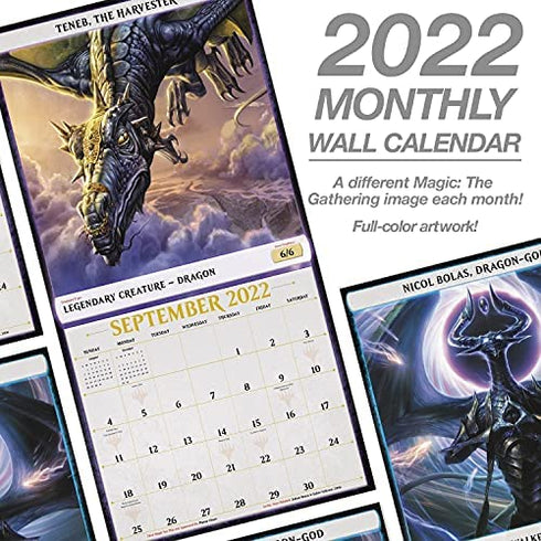2022 Magic: The Gathering Wall Calendar, 12" x 12", Monthly (DDW21728)