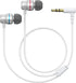KIWI design Noise-Isolating in-Ear Headphones Compatible with Quest 2 / Rift S Accessories, Earphones with Custom Silicone Earbuds Caps (White)