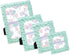 Laura Ashley 4x6 Mint Green Flower Textured Hand-Crafted Resin Picture Frame w/ Easel & Hook for Tabletop & Wall Display, Decorative Floral Design Home D©cor, Photo Gallery, Art (4x6, Mint Green)
