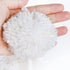 Dxhycc 76 Inch Yarn Pom Pom Garland 10 Balls 3.15inch Christmas Hanging Pom Garland Pom Pom Ball Garland Christmas Hanging Banner for Christmas Tree Wall Festivals Wedding Home Decoration, White