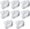 MIAO JIN 8 Pcs Stainless Steel Tablecloth Clips Tableware Shape Adjustable Cloth Clip Tablecloth Clamp Holder Table Cover Clamps for Home Wedding Party Picnic