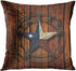 Emvency Set of 4 Throw Pillow Covers Rustic Country Western Star Barn Wooden Cabin West Primitive Decorative Pillow Cases Home Decor Square 18x18 Inches Pillowcases