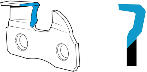 Oregon 90PX052G Low Profile 3/8-Inch Pitch 0.043-Inch Gauge 52-Drive Link Saw Chain