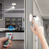 LED Spotlight Battery Operated Accent Lights LED Closet Lights Rotatable Light Head Stick on Anywhere for Kitchen Cabinet, Picture, Bathroom 4000k Light, 80Lumens(2Pack)