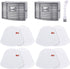 2 HEPA + 4 Foam & Felt Filters for Shark Powered Lift-Away DLX NV581,581Q, Compare to Part # XFFT580 Replacement Filter¦