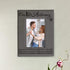 KATE POSH Our First (1st) Anniversary Engraved Leather Picture Frame - Gifts for Couple, Gifts for Him, Gift for Her, Paper, Photo Frame, First Wedding (4x6-Vertical)