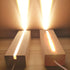 SYWAN 2Pack 6 inch Wood Rectangle Display Pedestal,Wooden Rectangle Led Lights Display Base for Acrylic and Plexiglass,Wood Night LED Light Lamp Base