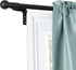 MAYTEX Smart Easy Install Caf© Window Rod, 18 inch - 48 inch, Black