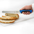 Mercer Culinary Millennia Colors Blue Handle, 10-Inch Wavy Edge Wide, Bread Knife