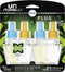 Febreze Plug in Air Fresheners, Unstopables Paradise, Odor Eliminator for Strong Odors, Scented Oil Refill (2 Count)