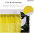 DUOBAO Sequin Curtains 2 Panels 2FTx7FT Shower Curtain Payette Sequin Backdrop Wedding Decor Sequin Curtain Backdrop Sequin Photo Backdrop Party Supplies (2FTx7FT, Yellow)