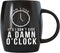 MUG A DAY 16oz Large Retirement Mug Funny Retirement Gift Ideas I Don't Give A Damn O'clock Retired Gifts for Men Women Retiring Coworker Boss Spouse Husband Wife Expletive Coffee Mug Tea Cup