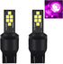 SOCAL-LED LIGHTING 7440 7443 Pink Purple LED Turn Signal Bulb Advanced 3030 SMD Bright Colorful DRL Brake Lamp Parking Tail Light, Pack of 2