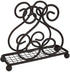 Home Basics Scroll Collection Steel Napkin Holder Freestanding Tissue Dispenser Organizer for Kitchen Countertop, Durable, Sturdy, Home Décor, Bronze