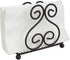 Home Basics Scroll Collection Steel Napkin Holder Freestanding Tissue Dispenser Organizer for Kitchen Countertop, Durable, Sturdy, Home Décor, Bronze
