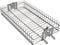 onlyfire 6042 Chrome Plating Steel Flat Spit Rotisserie Grill Basket Fits 1/2? Hexagon, 3/8" Hexagon, 3/8" Square & 5/16" Square Spit Rods for Any Grill