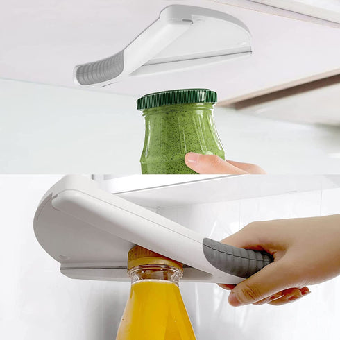 Jar Opener, Ideal Jar Lid Opener, Effortless to Unscrew Any-Sized Jar, Jar Gripper Tool Suitable for Weak Hands or Seniors with Arthritis, Lid Opener Grip Jar Opener Tool