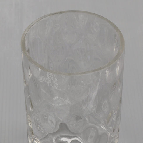 Anmire Clear Water Ripple Glass Shade, Cylinder Light Fixture Replacement Globe or Cover with 1-5/8-Inch Fitter for Chandelier Wall Sconce Pendant Light, G0001