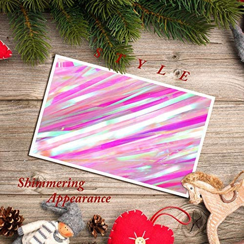 Christmas Shimmer Tinsel Icicles Decorations 18 Inch Xmas Tree Tinsel Foil Fringe Icicles Christmas Iridescent Tinsel Foil Fringes for Xmas Holiday Decor (Iridescent,4000 Strands)