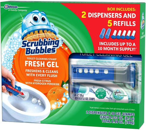 Scrubbing Bubbles Toilet Gel, Fresh Citrus