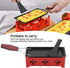 Cheese Raclette Rotaster Portable Non-Stick Baking Tray Stove Set Wooden Handle Home Kitchen Grilling Tool with Spatula