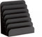 Mind Reader Vertical Desk File Organizer, 6 Slots, Black
