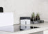 WENKO Portable Dehumidifier, Compact and Rechargeable, Moisture Absorber for Bathroom, Bedroom, Garage, Closet, 2800 Cubic Feet, 2.2lbs, White, 6.18 x 6.5 x 6.5, Large