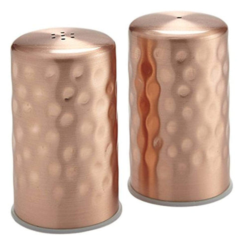 American Metalcraft CHSP2 Salt and Pepper Shaker Set, Hammered, Copper, 2oz. Capacity, 1 ¾” Diameter X 2 ¾” H.